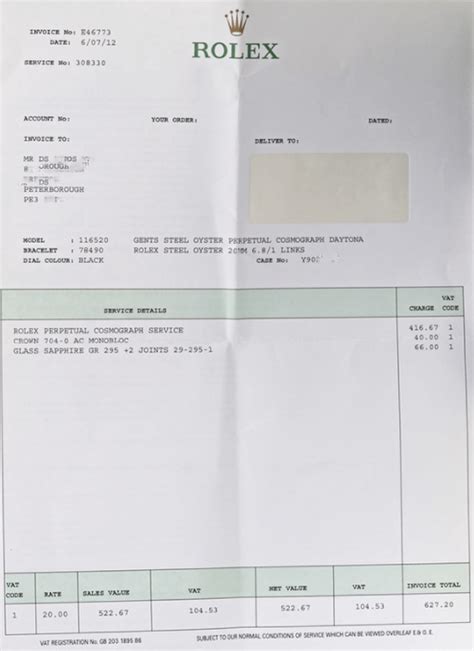 rolex original receipt|dollar tree receipt generator.